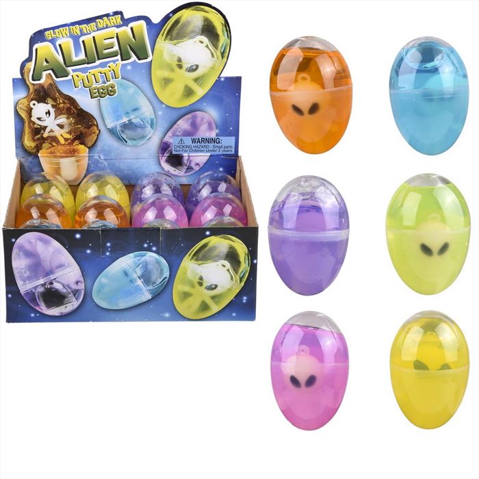 TR28497 Glow in the Dark Alien Putty Egg